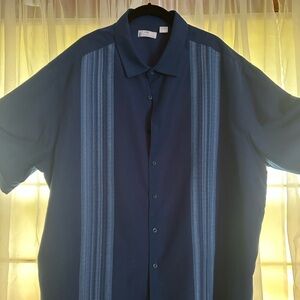 Men's Blue Short Sleeve Shirt